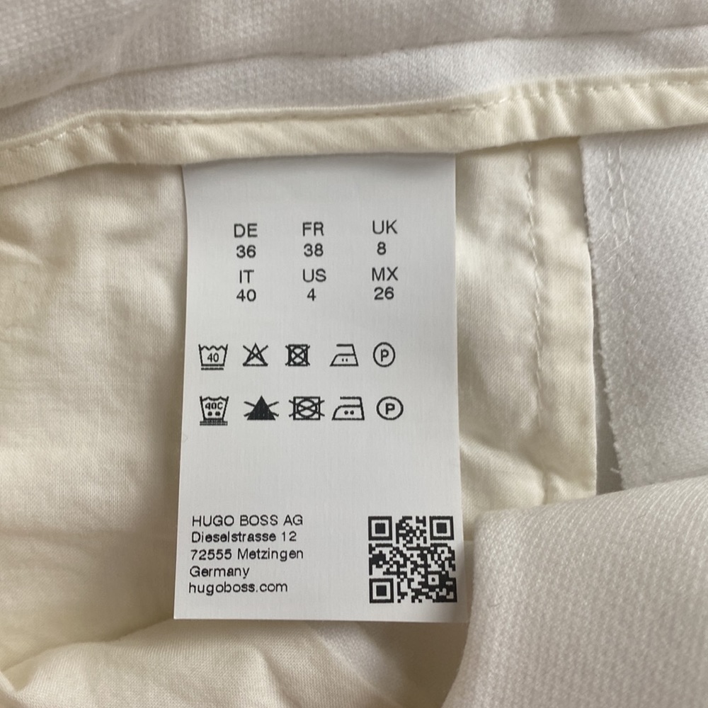 Hugo Boss White Pants size us4 - Picture 5 of 9